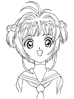 Cardcaptor Sakura Coloring Page